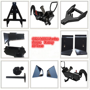 Piezas de fabricación de chapa metálica personalizadas de calidad de fábrica, fabricación de acero, repuestos y accesorios para quitanieves - Product Image 1