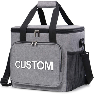 0717 Factory Custom Logo Oxford Lunch Cooler Bag Insulated for Office Travel Thermal Portable Soft Tote Box - Product Image 4