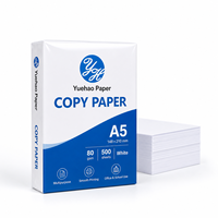 Papier copie, papier d'impression, papier de bureau, papier pour imprimante - Blanc A5 80 g/m² 148x210 mm, 500 feuilles/rame, 16 rames/carton