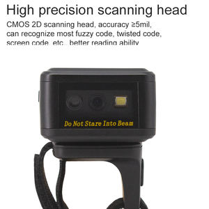 우수한 품질 2D 무선 블루투스 핑거 링 스캐너 널리 응용 프로그램 블루투스 QR 코드 스캐너 슈퍼마켓에 사용 - Product Image 6