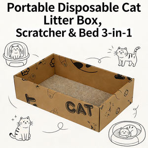 Boîte à gratter pour <span class=keywords><strong>chat</strong></span> recyclable en gros, tapis à gratter pliable, lit pour <span class=keywords><strong>chat</strong></span>, garderies pour animaux et magasins d'accessoires pour animaux - Product Image 5