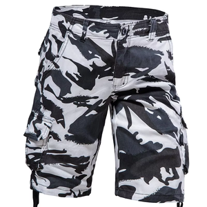 Shorts cargo <span class=keywords><strong>Bermuda</strong></span> pour <span class=keywords><strong>homme</strong></span> en coton 100% à taille mi-haute, style décontracté, <span class=keywords><strong>camouflage</strong></span>, longueur genou, pour l'été 2026 - Product Image 3