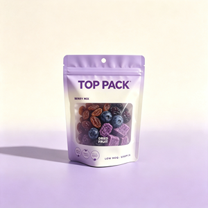 Custom Printed Multi Color Resealable PET PE Snack Pouch with Clear Window for Mixed Nuts Dried Fruit <b>Almond</b> Cashew Retail - Product Image 2