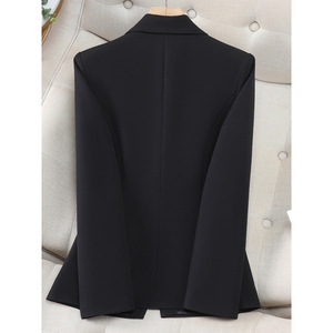 Women's Two Piece Suit Set Blazer And Skirt Formal Spring Autumn Winter Workwear Commute Style Full Sleeve Worsted Fabric - Product Image 3