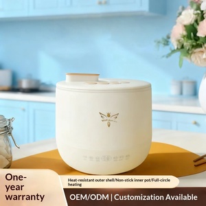 หม้อหุงข้าวไฟฟ้าอเนกประสงค์ขนาดเล็ก หม้อไฟฟ้าอัจฉริยะ หม้อหุงข้าวมินิ ตัวเครื่องพลาสติก 500 วัตต์ สำหรับนักเรียน - Product Image 3