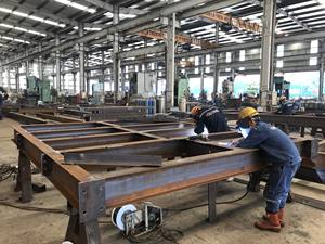 Prefabricada espacio estructura de acero marco aves de corral cobertizo granja edificio - Product Image 3