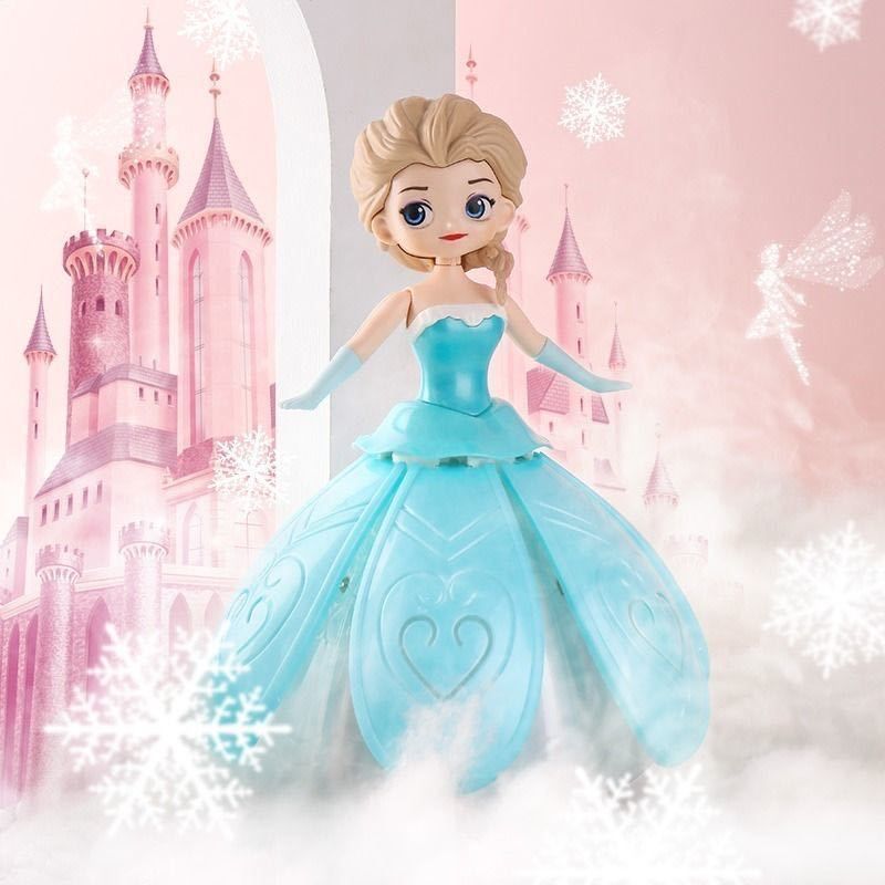 Светодиодная Танцующая принцесса «Холодное сердце» Aisha, универсальная вращающаяся крутая музыка и подсветка, игрушки для девочек, подарки, игрушки для девочек