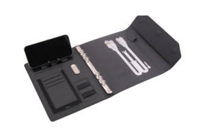 Libreta de Notas Profesional con Banco de Energía, Cargador Inalámbrico y Memoria USB de 8 GB con Botones de Colores para Regalos Empresariales - Product Image 6