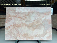 Comptoirs sur mesure en marbre rose Rosalia Breccia Pontificia Rosato, crème naturelle de luxe, rose clair, pour la décoration intérieure