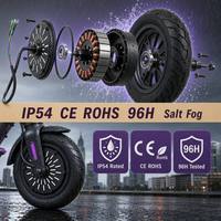 ANGYANG-S30 48V 60V 1200W Borstelloze DC-motor 8,5 inch aluminium velg schijfrem elektrische scooter naafmotor