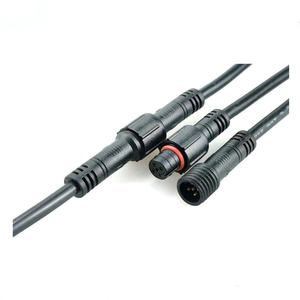 防水公母电线连接器，2/3/4针IP68电气连接器，6/5/4A电缆连接器 - Product Image 5