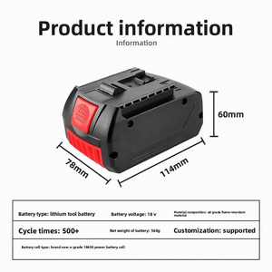 Batería de Litio de 18 V Compatible con BOS BAT618, para Taladro Eléctrico, Taladro Percutor, Herramienta Eléctrica, Disponible para Venta al por Mayor - Product Image 4