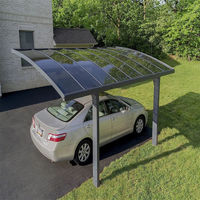 Kit de carport double en métal et aluminium pour voiture
