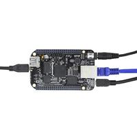 Placa de desarrollo BeagleBone Black de 4GB, BeagleBone Rev C, procesador AM3359 de 1GHz Cortex-A8 ARM, computadora de placa única con Linux.