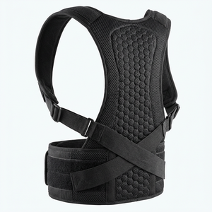 <span class=keywords><strong>Corrector</strong></span> de Postura Ajustable para Hombres y Mujeres, Soporte de Espalda Transpirable con Malla y Tirantes en X para Alivio de la Columna Vertebral - Product Image 1