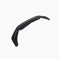 Divisor de Parachoques Delantero Negro Brillante ABS para Volkswagen Polo AW MK6 2018 2022