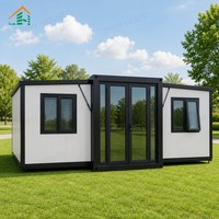 Maison mobile extensible et respirante montée sur conteneur en acier pour bureaux et appartements