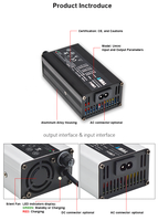 Charge rapide 12v 6a 24v 3a Lifepo4 chargeur de batterie mainteneur chargeur de maintien pour voiture e-bike moto chargeur AGV