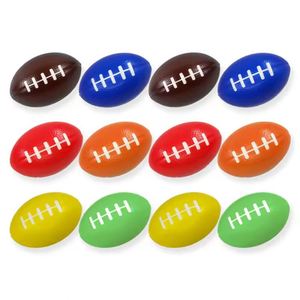 Low Moq Custom Logo Anti <b>Squeeze</b> Toys Pu Foam <b>Ball</b> Rugby Shaped American Football Stress <b>Balls</b> - Product Image 2