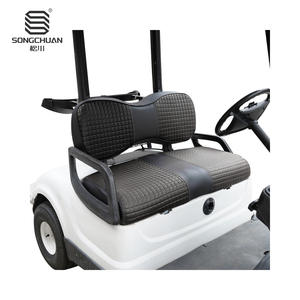 Funda de Asiento de Cuero para Carro de Golf Yamaha G29 con Respaldo, Color y Textura Personalizados, Fabricada por Source - Product Image 2