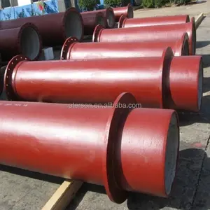 Tubo di ferro duttile ISO2531 EN545 raccordo centrale pozzanghera flangiata tubo Pn10/16/25/40