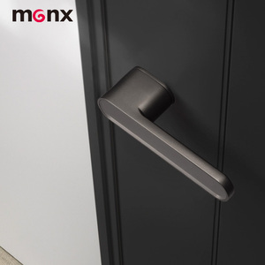 מנעול דלת מינימליסטי מודרני, ידידותי לסביבה ושקט מסגסוגת אבץ, מנעול דלת פנימי לחדר שינה עם מפתח נסתר - Product Image 3