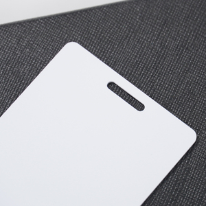 Carte RFID PVC vierge personnalisée avec logo imprimé 13,56 MHz/125 kHz, carte <span class=keywords><strong>de</strong></span> visite NFC PVC avec trou pour cordon - Product Image 3