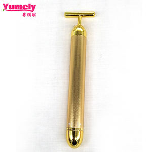 Beauty Bar 24k Pulse D'oro <span class=keywords><strong>Massaggiatore</strong></span> <span class=keywords><strong>Facciale</strong></span>, T Oro A Forma di Bastone Viso Roller Massager - Product Image 6