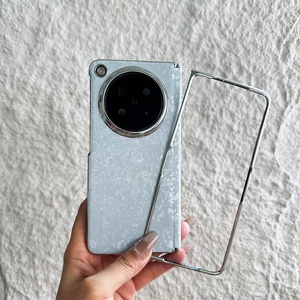 Funda para Teléfono Móvil <span class=keywords><strong>OPPO</strong></span> Find N6, Nueva Funda Protectora Plegable con Diseño de Color Sólido, Magnética y Galvanizada - Product Image 3