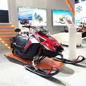 Moto de Nieve con Motor de Gasolina de 150cc y 2 Tiempos, Chasis de Acero, Ángulo de Subida de 25 Grados, Capacidad de Carga de 120 kg - Product Image 4
