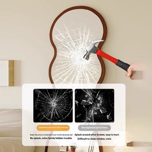 Espejo Arqueado de Cristal con Marco LED Hecho a Mano, Espejo de Cuerpo Entero Grande Multifuncional para Decoración del Hogar, Bodas y Estilo Moderno - Product Image 4