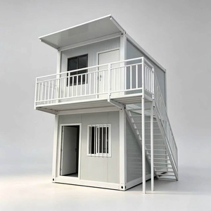 Casa Prefabricada Modular de Dos Pisos, Diseño Moderno y Transpirable, de 20 pies, Ensamblaje Rápido, Tipo Contenedor, para Hotel o Villa - Product Image 2