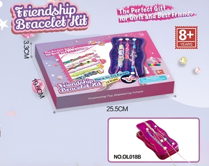 Kit de <span class=keywords><strong>Manualidades</strong></span> <span class=keywords><strong>para</strong></span> Hacer Pulseras de la Amistad <span class=keywords><strong>para</strong></span> Niñas, Juguete Educativo, Regalo de <span class=keywords><strong>Cumpleaños</strong></span> - Product Image 3
