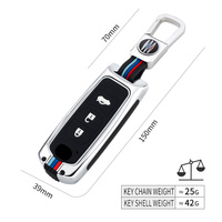Étui de protection pour clé de voiture en alliage de zinc et gel de silice pour MAZDA Mazda3 Axela ATENZA CX4 CX5, porte-clés, accessoires de sac