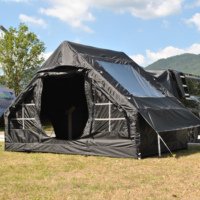 Tente gonflable pour SUV, grande tente de hayon à gonflage rapide, tente 6 personnes avec fixation détachable pour voiture, tente arrière de voiture