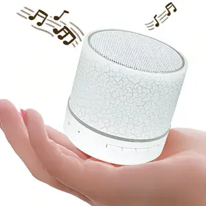 Portable Mini Wireless Bluetooth Speaker with Built-in Mic Handsfree TF Card Dazzling Crack Colorful LED Bluetooth 4.1 HD Sound