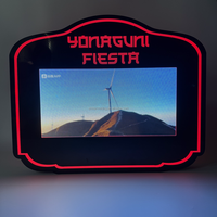 Letrero LED Luminoso Personalizado con Logotipo para Club Nocturno, Presentador de Botellas VIP, Tablero de Letras con Mensajes, para Mostrar Videos e Imágenes