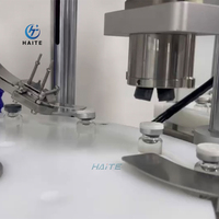 Machine de remplissage et de capsulage automatique de poudre lyophilisée 5ml/5g pour flacons ligne de technologie de sertissage de remplissage de liquide lyophilisé