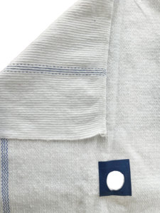 Chiffon de nettoyage double face simple en coton recyclé écologique à bonne absorption avec œillet, fourni par l'usine - Product Image 4
