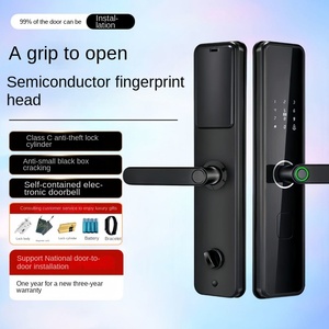 कांग KT-RF01 वाटरप्रूफ स्मार्ट फिंगरप्रिंट लॉक टुया ऐप वाईफाई क्लाउड ग्रेड जस्ता एल्यूमीनियम मिश्र धातु लकड़ी दरवाजा एंटी-चोरी प्रविष्टि - Product Image 2