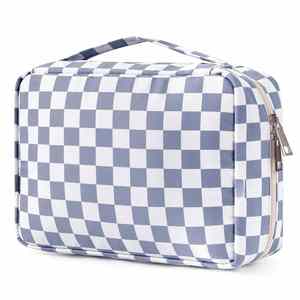 Portable Toiletry <b>Cosmetic</b> Travel <b>Bag</b>, <b>Large</b> Water Resistant Hanging Makeup Organizer Storage Pouch Case - Product Image 1