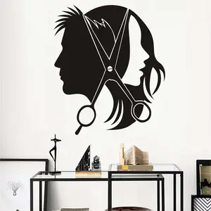 Hair Salon Wall Decal - Beauty Salon Logo