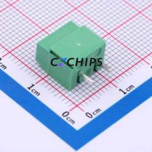 MX126-5.0-02P-GN01-Cu-S-A Screw Terminal Block Through hole Component (THT),P=5mm Connector 1x2P 5mm Green Through Hole - Product Image 2