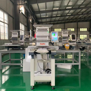 Máquina de bordar automática de 12/15 agujas para gorras y camisetas, con motor central para maquinaria de confección - Product Image 1