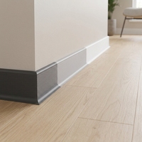 Plinthe en vinyle PVC moderne, flexible, ignifuge classe B1, écologique, certifiée ISO9001, pour appartement