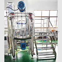 Cuve de production de savon liquide et de shampoing de grande capacité 1000L en acier inoxydable SUS316L avec agitateur