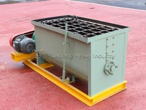 Miscelatore Orizzontale da Laboratorio da 200kg per Miscelazione di Fertilizzanti e Granuli - Product Image 4