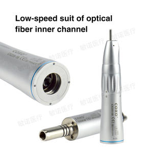 Coxo <b>Dental</b> <b>Handpiece</b> CX235-1B Low Speed With Internal Water Channel For Oral Polishing Silver Electric Pneumatic - Product Image 4