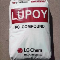 Gránulos de Plástico de Policarbonato PC 1301V-10 Listos para Enviar, Flujo Medio, Sin Halógenos, UL94 V2, Alta Transparencia, para Inyección