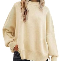 Pull Long en Maille à Capuche Élégant et Décontracté pour Femme 2025, Mode Automne avec Logo Frontal